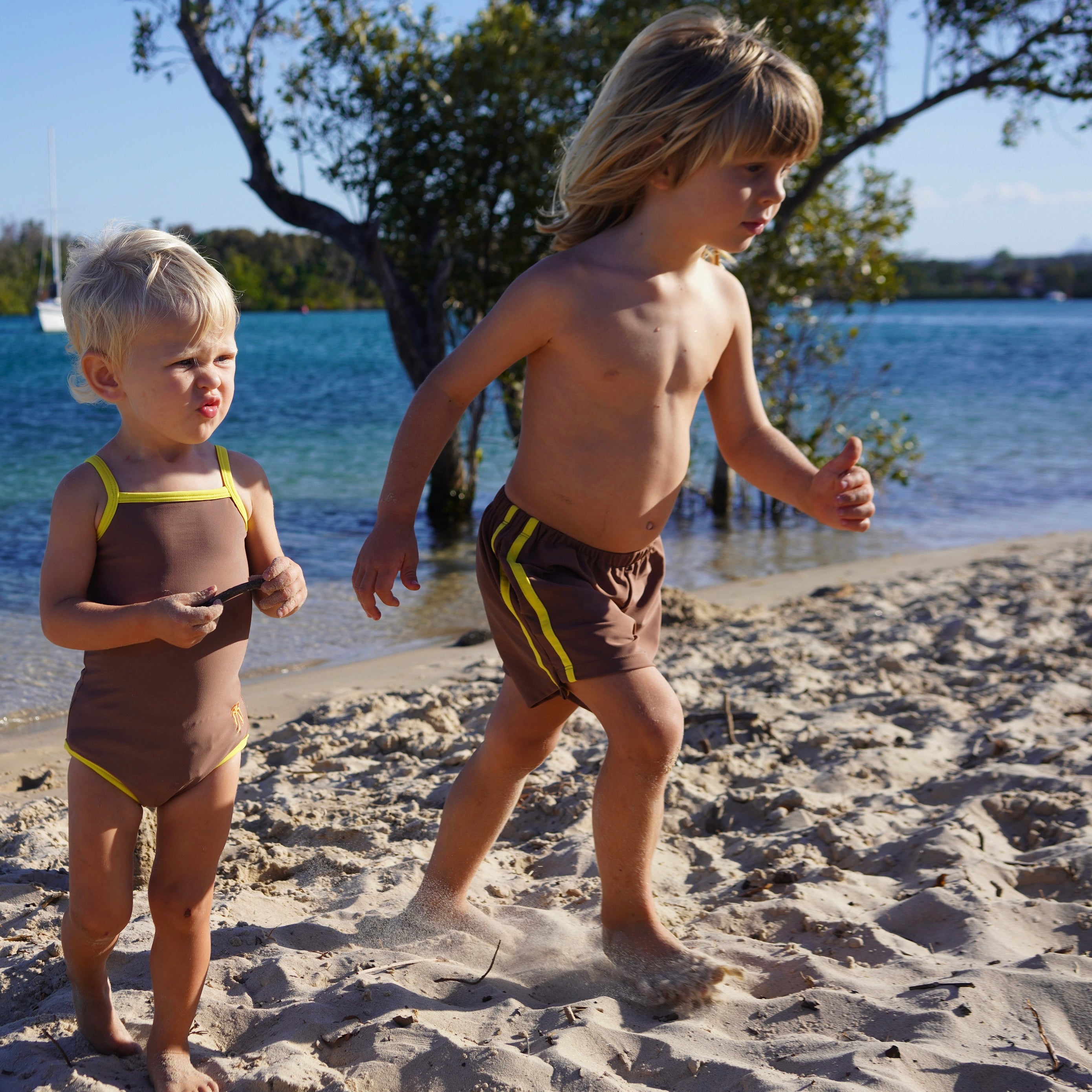 Goldie One Piece - Vintage Brown